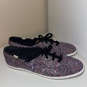 Keds for Kate Spade glitter tennis shoes 9.5